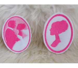 Stickserie - Hochzeit Silhouette